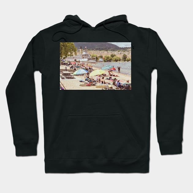 Summer Sunbathers at the Beach Hoodie by Amy-K-Mitchell